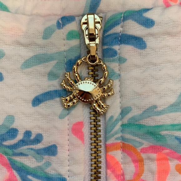 Lilly Pulitzer Marigold Crab Skort in Resort White Getting Steamy - Picture 5 of 5